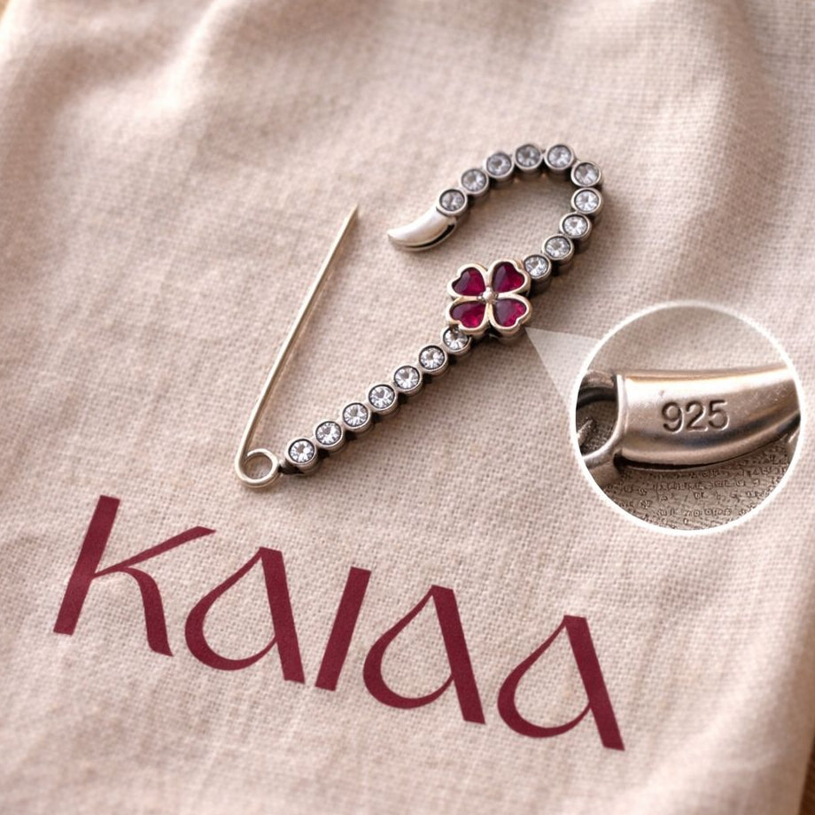 Ruby Clover Luxe Pin