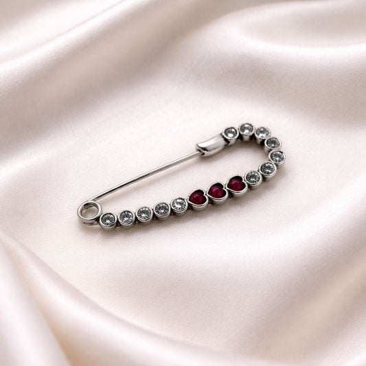 Rose Heartline Pin