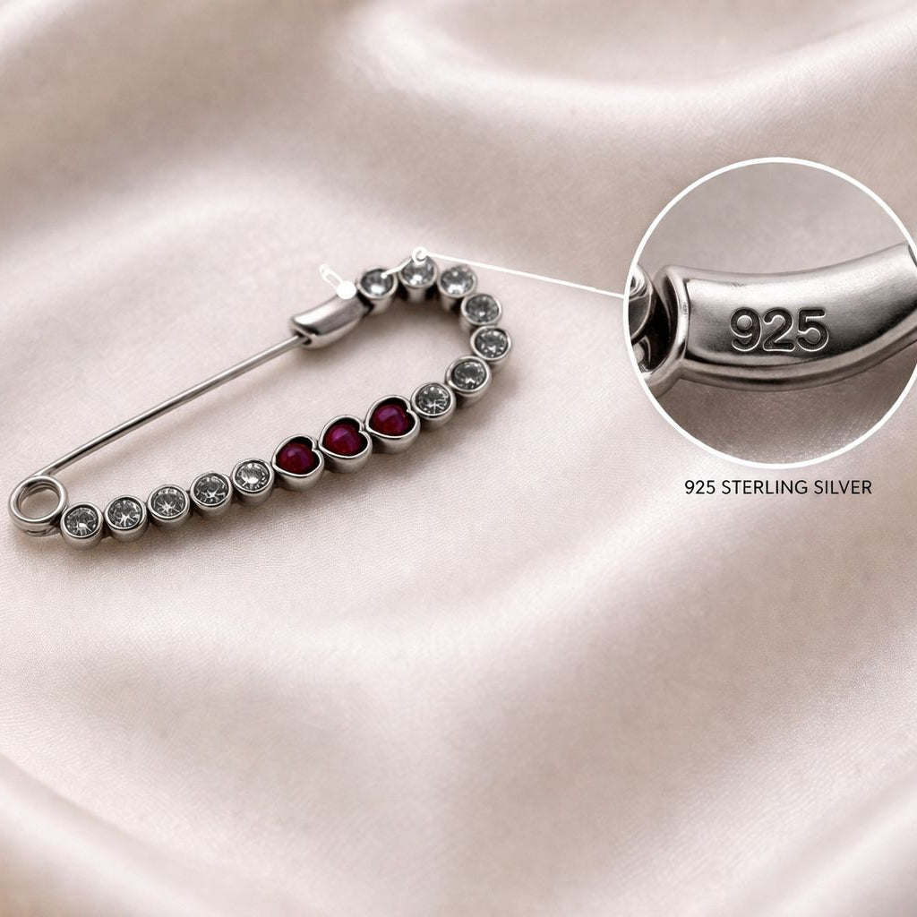 Rose Heartline Pin